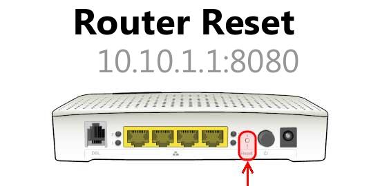 10.10.1.1:8080 router reset