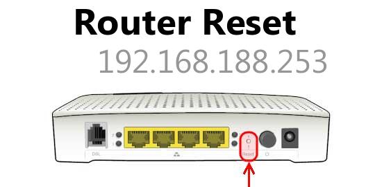 192.168.188.253 router reset