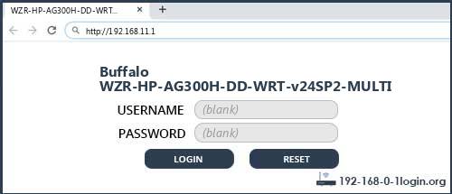 Buffalo WZR-HP-AG300H-DD-WRT-v24SP2-MULTI router default login