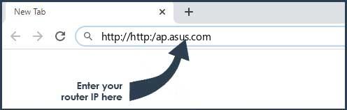 http://ap.asus.com login page