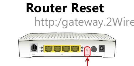 http:/gateway.2Wire.net router reset